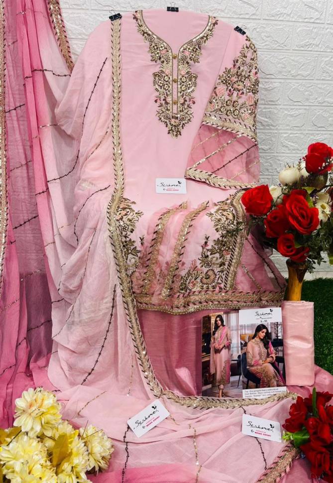Serene S 93 Festive Wear Wholesale Georgette Pakistani Salwar Suits
